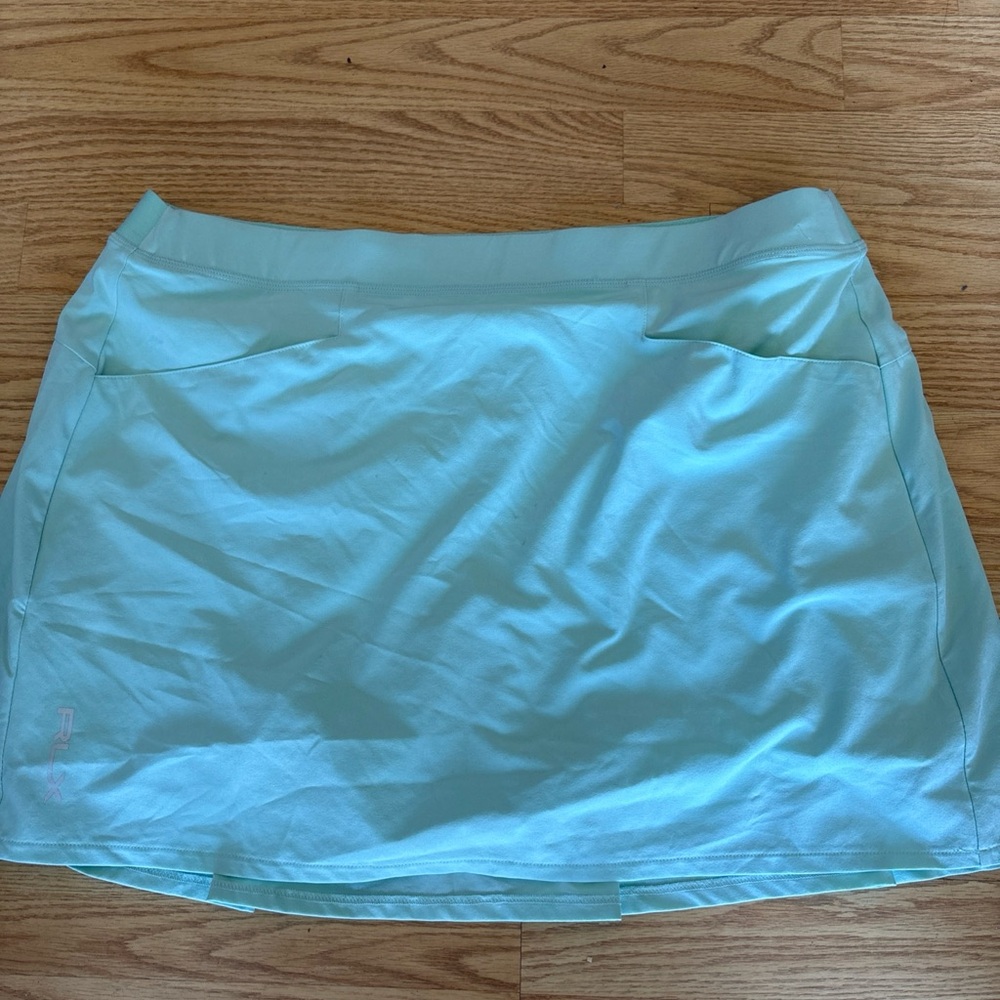 Ralph Lauren Green A-Line Mini Skirt Skater